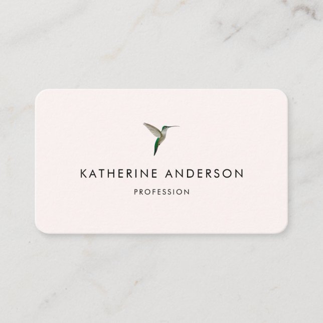 Hummingbird Business Card (Front)