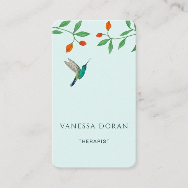 Hummingbird  Business Card (Front)