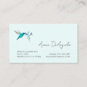 Hummingbird Business Card