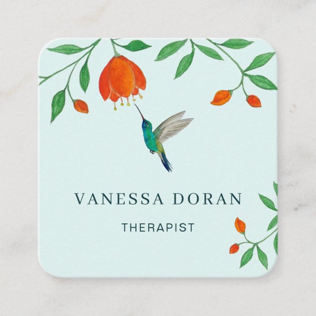 Hummingbird  Business Card (Front)