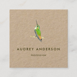Hummingbird Business Card