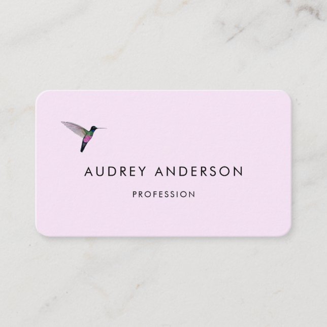 Hummingbird Business Card (Front)