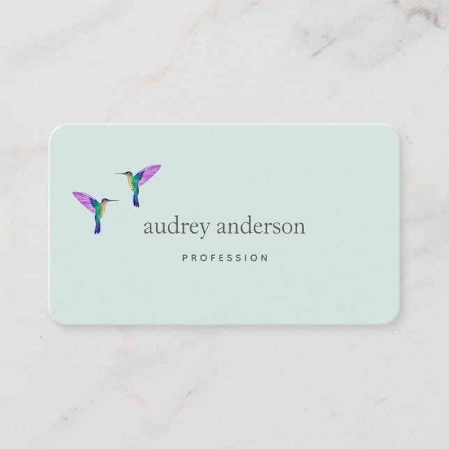 Hummingbird Business Card (Front)