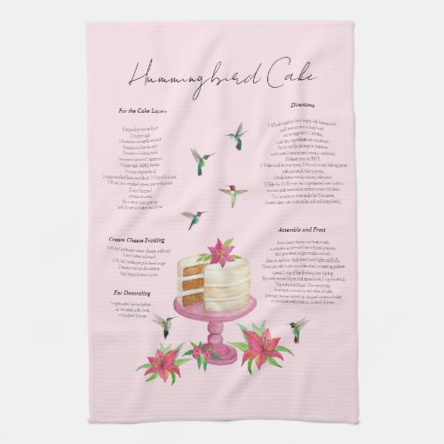 Hummingbird Cake Recipe  Kitchen Towel