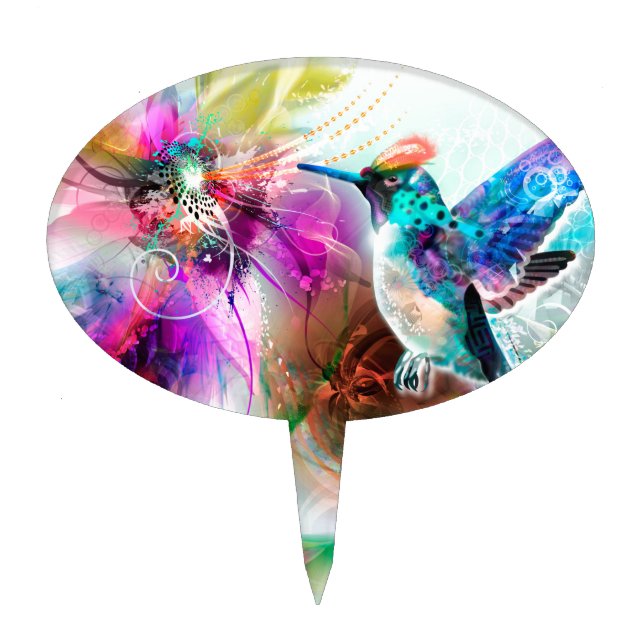Hummingbird Cake Topper (Front)