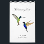 Hummingbird Calendar<br><div class="desc">Perfect as a gift for any occasion. This pretty calendar is featuring a colorful collection of some of the most beautiful hummingbirds of the tropical Americas. All bird images are taken from original watercolor paintings by Christiane Dobbins.</div>