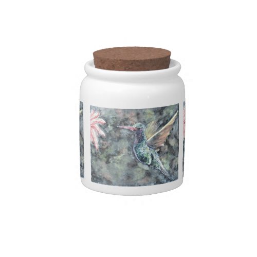 hummingbird candy jar