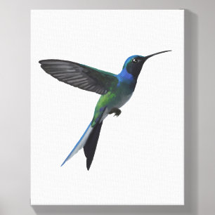 Hummingbird Canvas Photo Tile