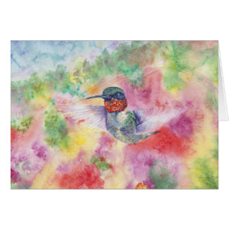 hummingbird card