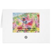 hummingbird card (Back Horizontal)