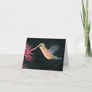 hummingbird card