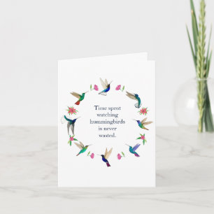 Hummingbird Card