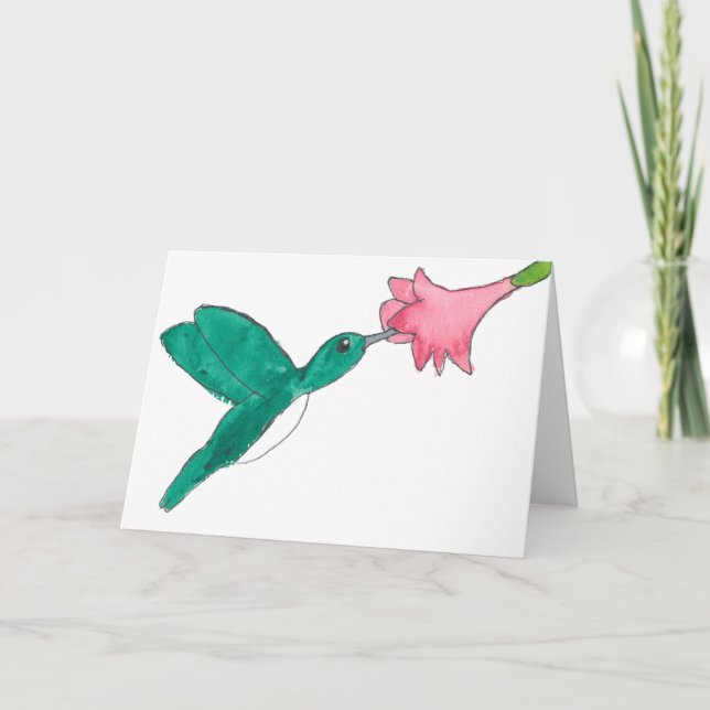Hummingbird Card (Front)
