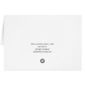 Hummingbird Card (Back Horizontal)