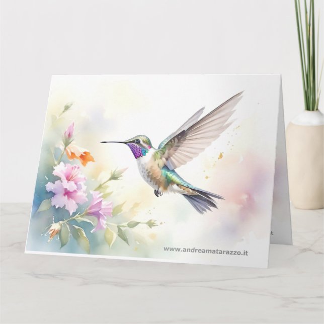 Hummingbird Card (Front)