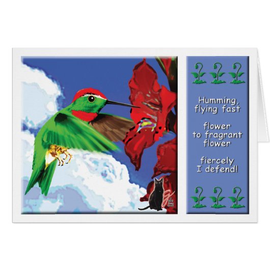 Hummingbird Cards (Front Horizontal)