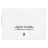Hummingbird Cards (Back Horizontal)