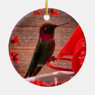 Hummingbird Ceramic Ornament