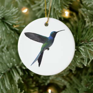 Hummingbird Ceramic Ornament
