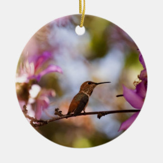 Hummingbird Ceramic Ornament