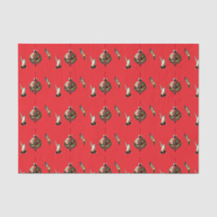 Hummingbird Christmas Gift Bag Tissue Paper