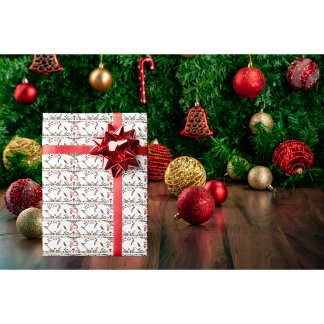 Hummingbird Christmas Wrapping Paper