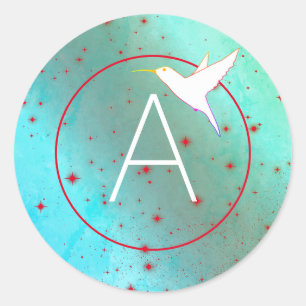 HUMMINGBIRD CLASSIC ROUND STICKER