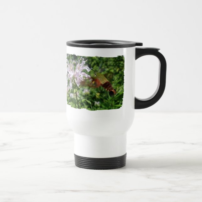 Hummingbird Clear Wing Moth Coordinating Items Travel Mug (Right)