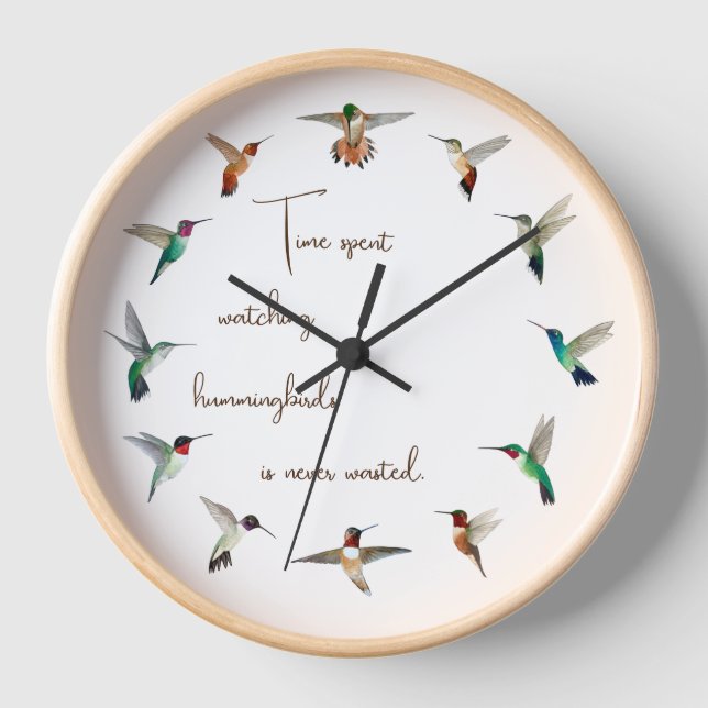 Hummingbird Clock (Front)