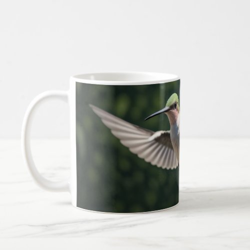 Hummingbird coffee cup