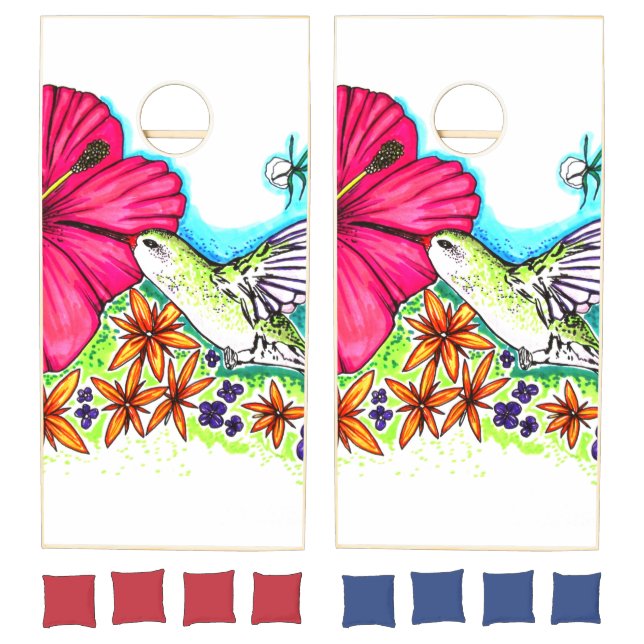 Hummingbird Cornhole Set (Set)