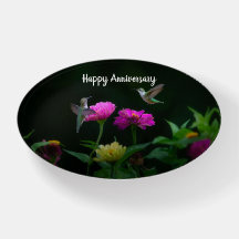 Hummingbird Couple Paperweight