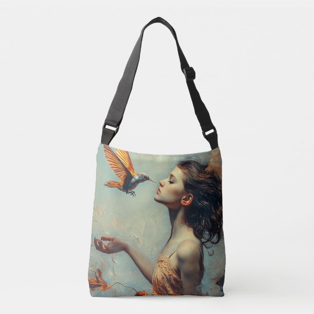 Hummingbird  crossbody bag (Front)