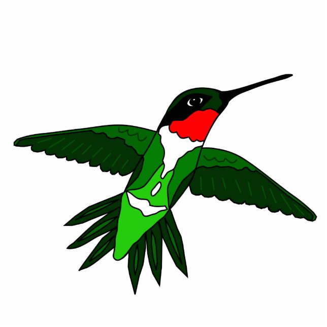Hummingbird Cut Out Sculpture (Front)