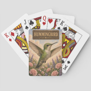 Hummingbird Cute Baby Storybook Nursery Animal Poker Cards