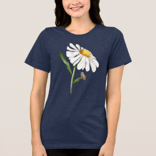 Hummingbird & Daisy Tri-Blend Shirt