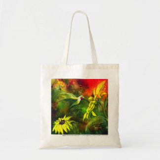 Hummingbird Delight with Sunflowers by GG Burns Tote Bag