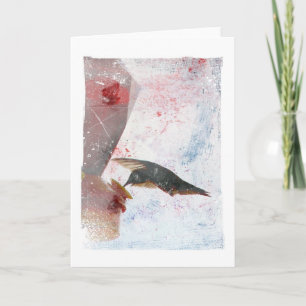 Hummingbird Digital Art Card
