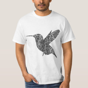 Hummingbird Distressed Print - Vintage Hummingbird T-Shirt
