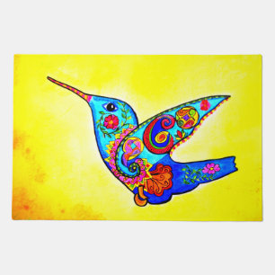 Hummingbird door mat