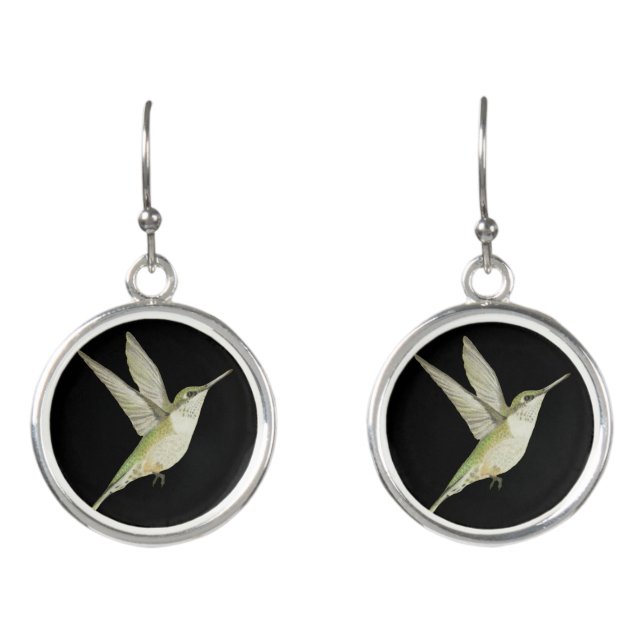 Hummingbird Earrings (Front)