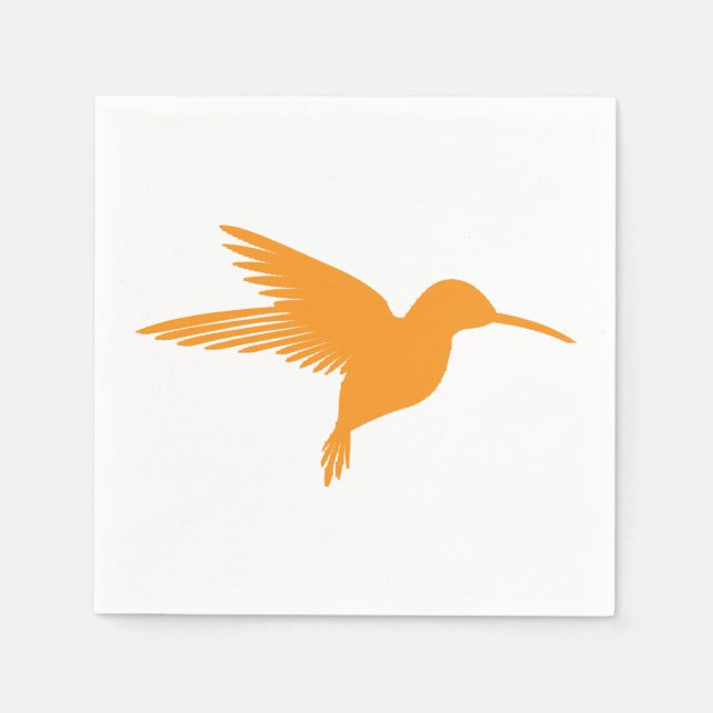 Hummingbird Elegance Napkins (Front)
