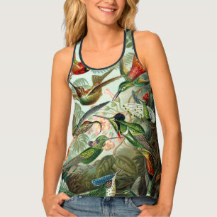 Hummingbird Ernst Haeckel Tank Top