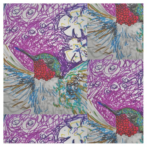 Hummingbird Fabric