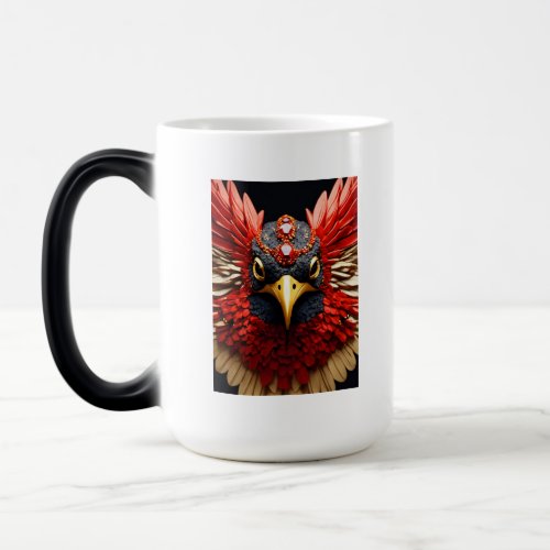 Hummingbird Face Frontal Printed Morphing Mug