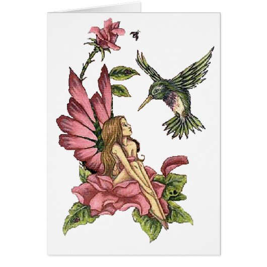 Hummingbird Fairy Cards (Front)