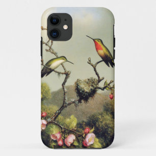 Hummingbird Family and Apple Blossom iPhone 5 Case