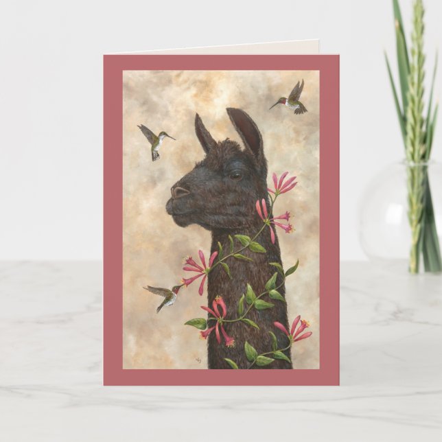 Hummingbird feeder card (Front)