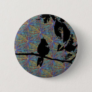 Hummingbird Fireworks Pinback Button