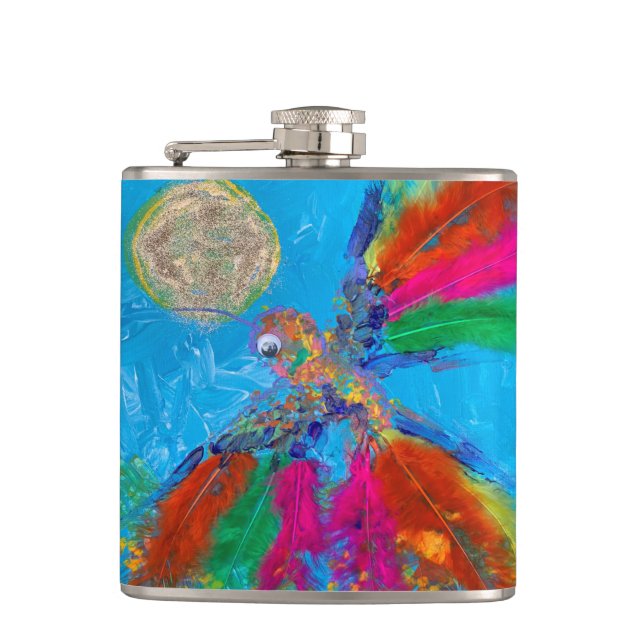 Hummingbird Flask (Front)